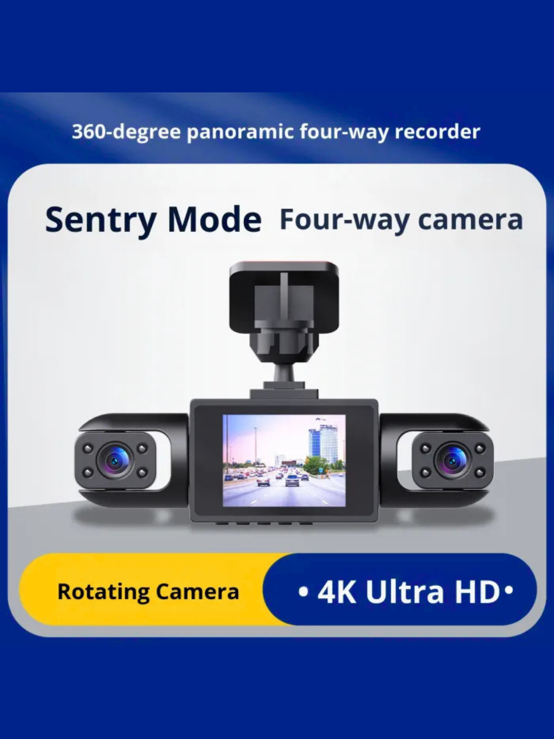 4K ULTRA HD 360° Dash Camera